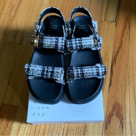 Target A New Day Tweed Jonie Sandals - Picture 4 of 9